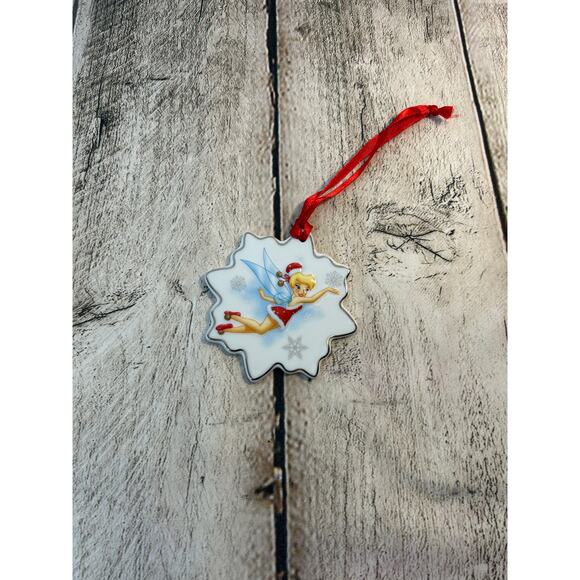 HALLMARK DISNEY COLLECTION - Tinker Bell Holiday Ceramic Ornament - Picture 2 of 4